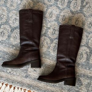 Frye Kate riding boots 7.5 brown